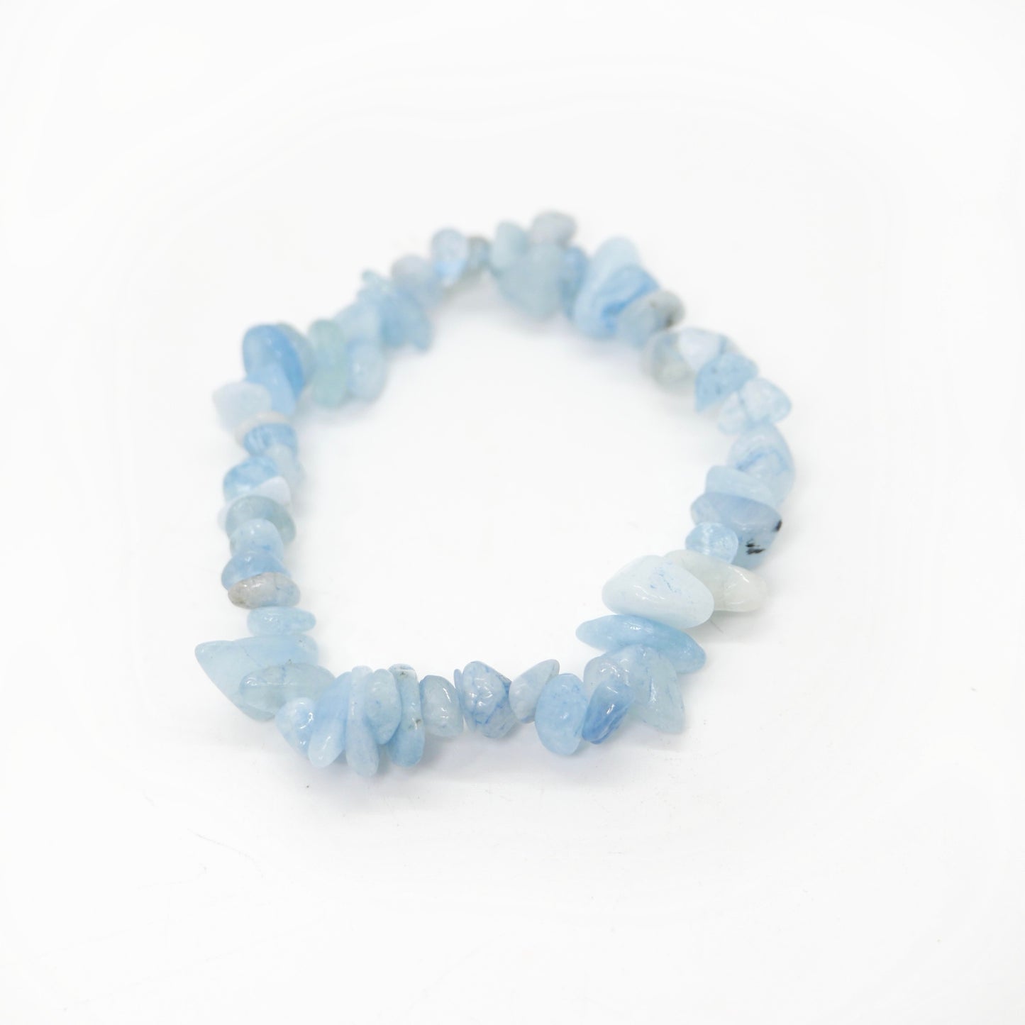 Aquamarine Chip Bracelet