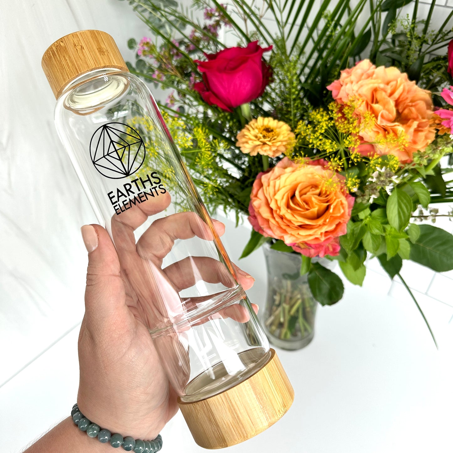 Crystal Compartment Water Bottle