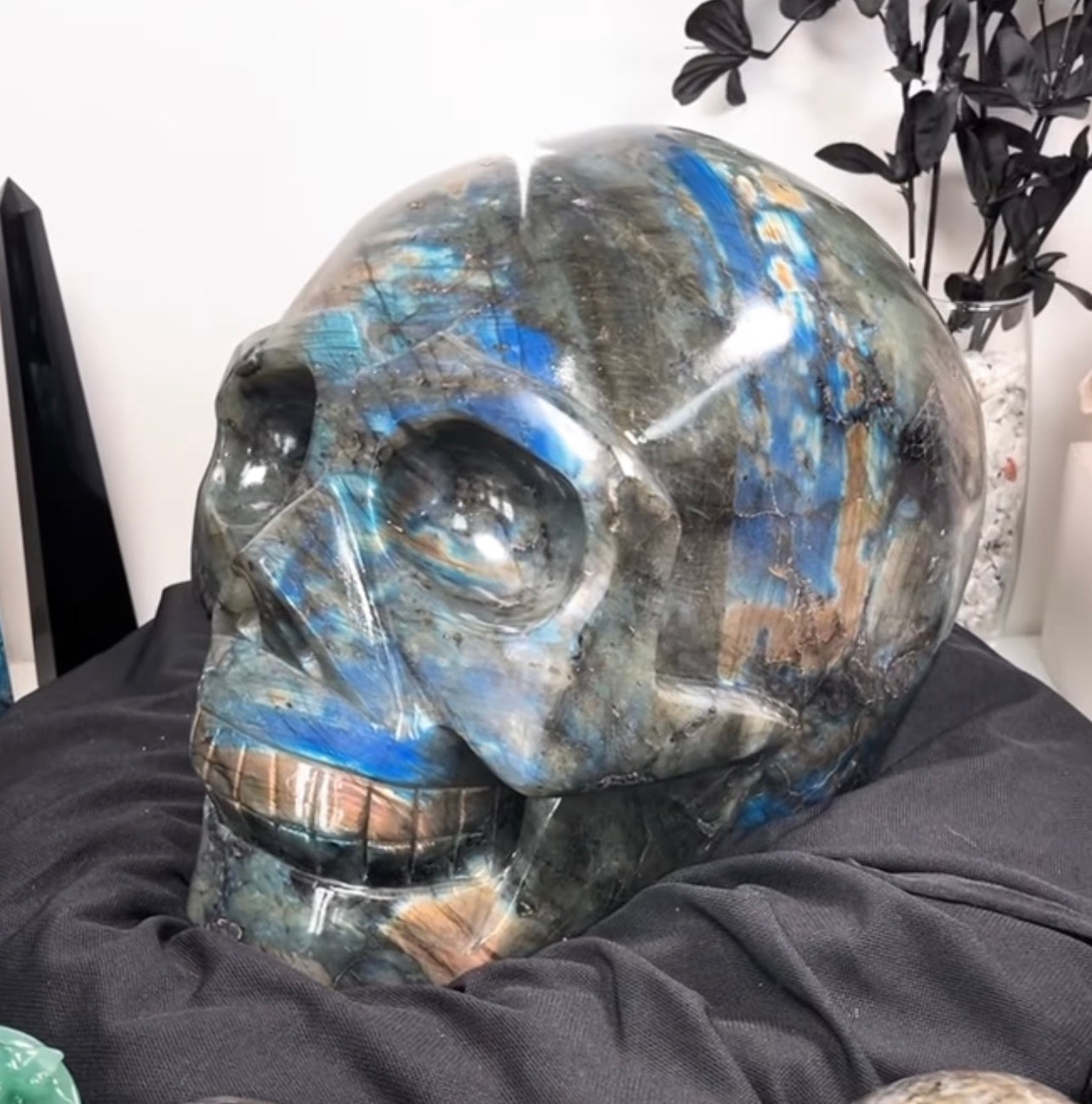 30 lb Labradorite Skull