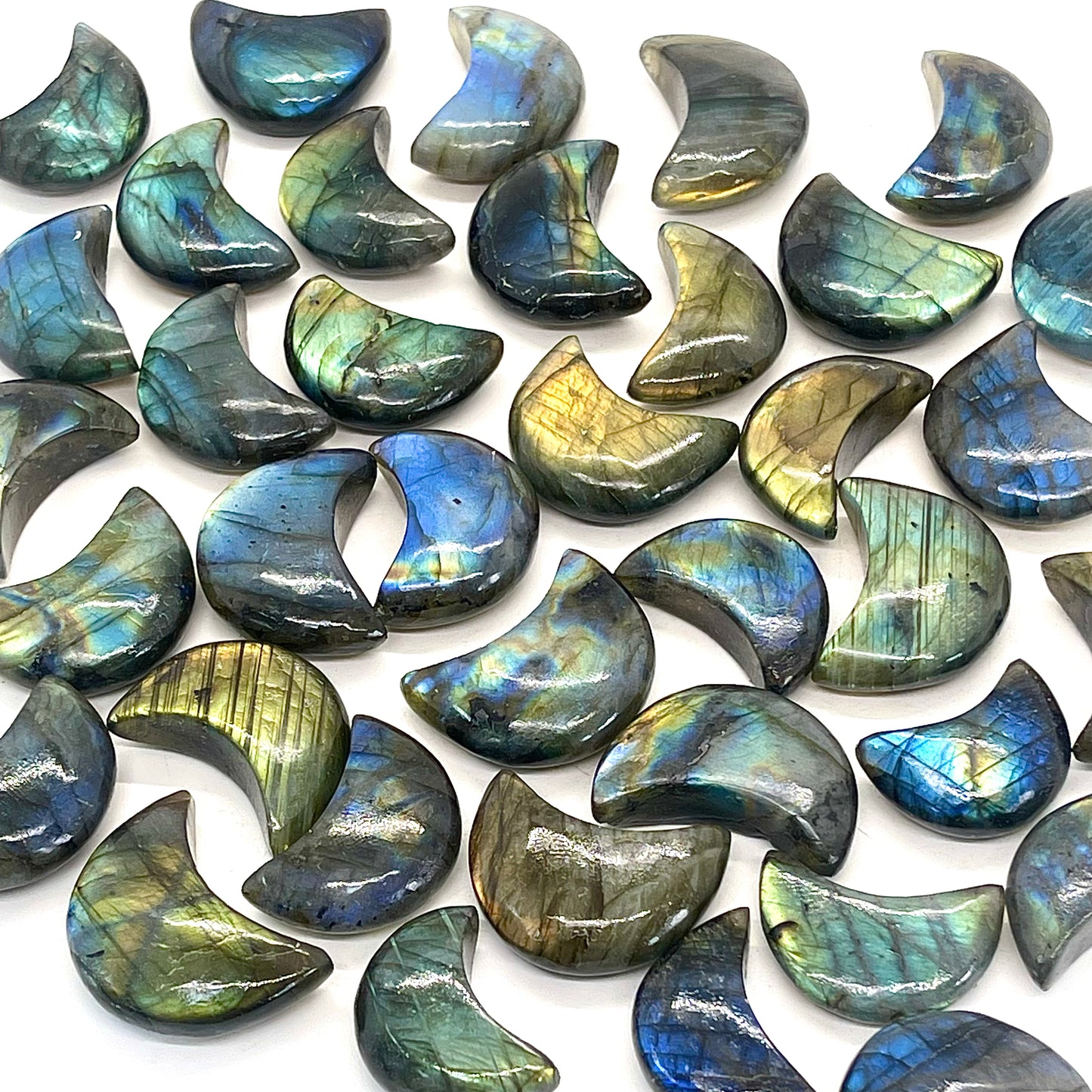 Labradorite Crescent Moon