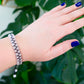 Rose Quartz 6mm Double Row Bracelet