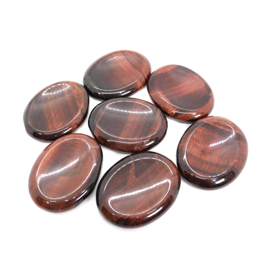 Red Tiger Eye Worry Stone