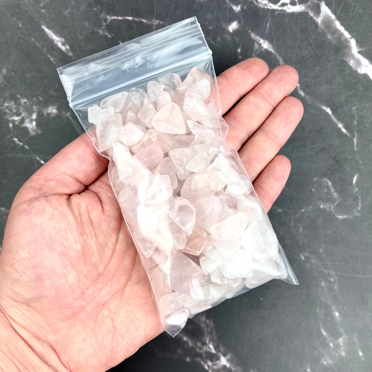 Rose Quartz Chips