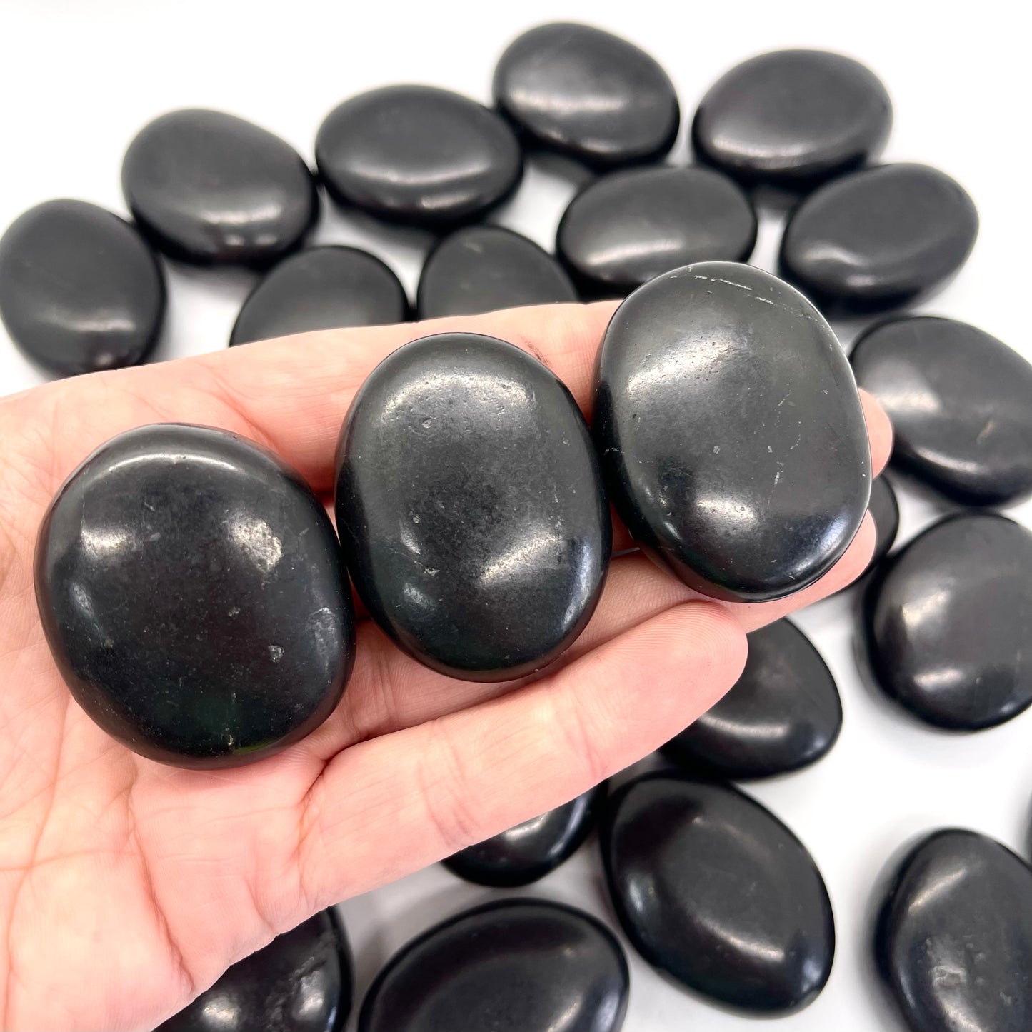 Shungite Palm Stone