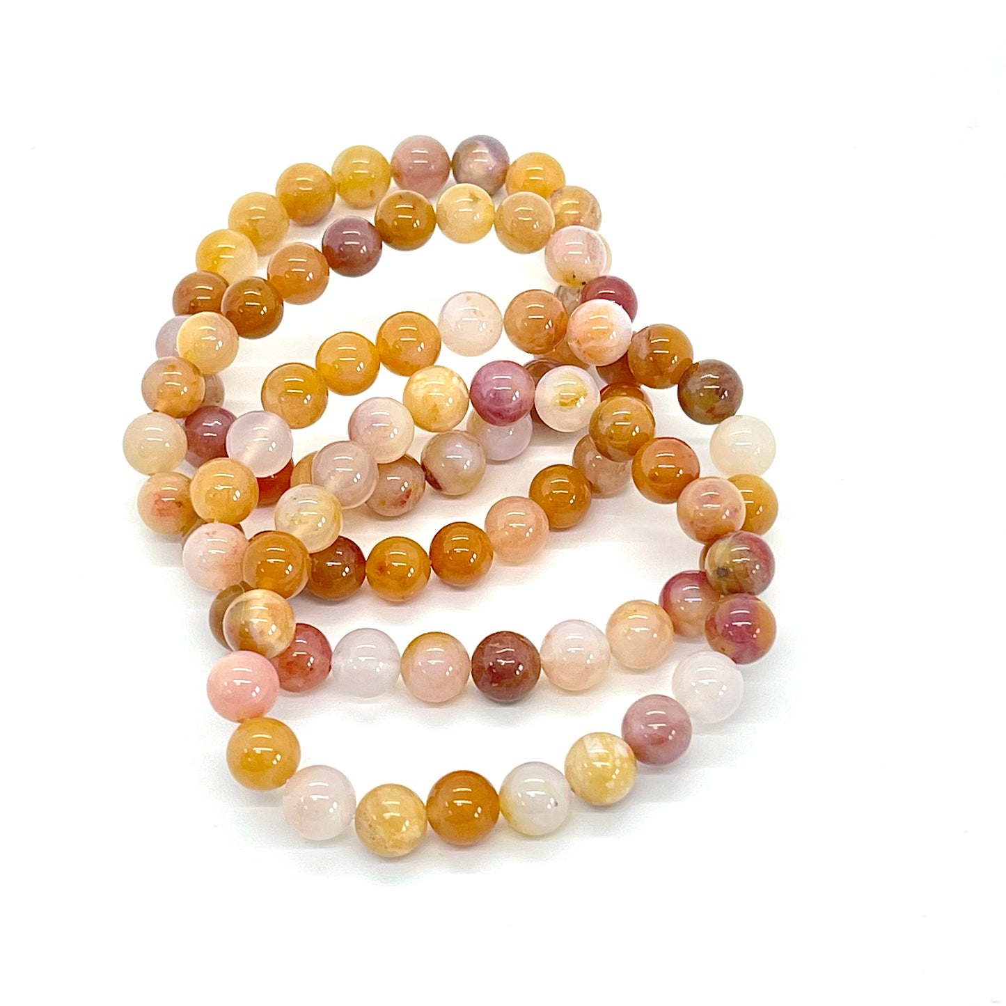 Pink Chalcedony 8mm Bracelet