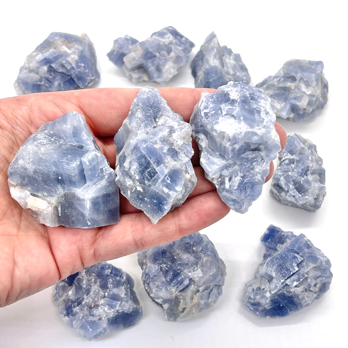 Raw Blue Calcite