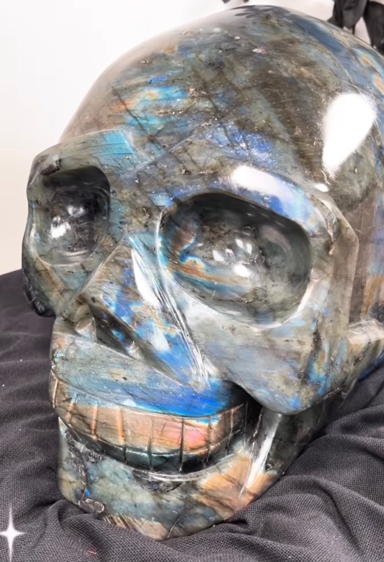 30 lb Labradorite Skull