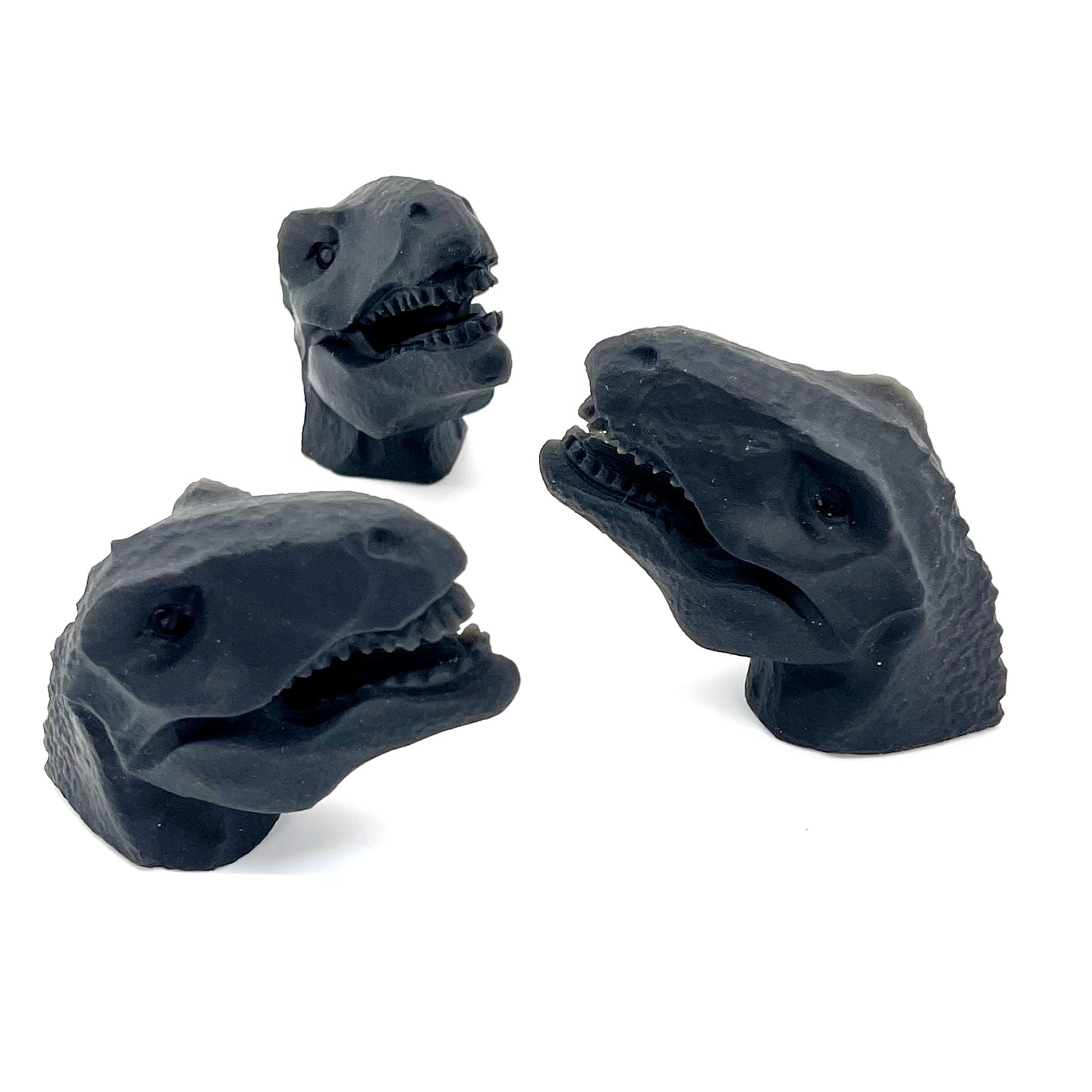 Black Obsidian T-Rex Head